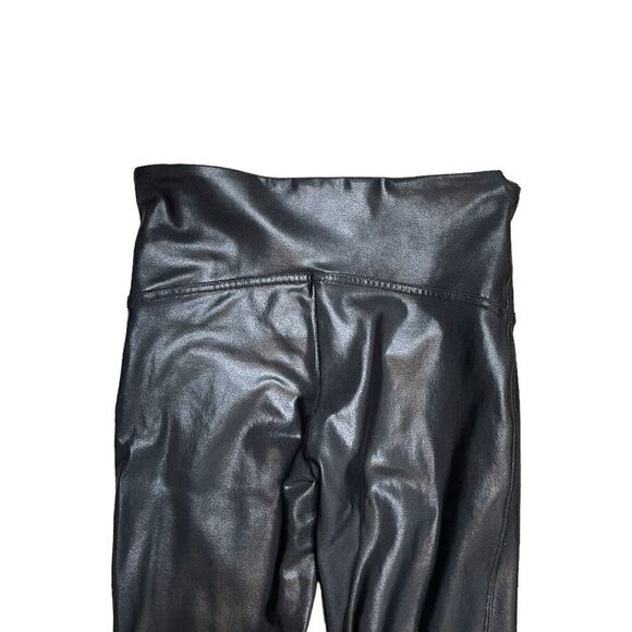 SPANX Faux Leather Leggings Black Size Medium - Picture 6 of 7